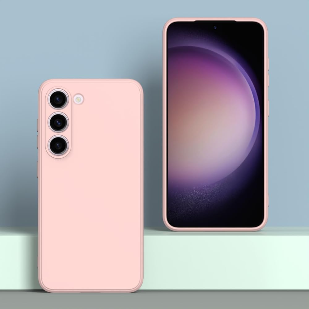 Wogroo For Samsung Galaxy S23 Plus Case Pink, Scratch Resistant With Soft Touch, Slim Thin Phone Cover For Samsung Galaxy S23 Pl