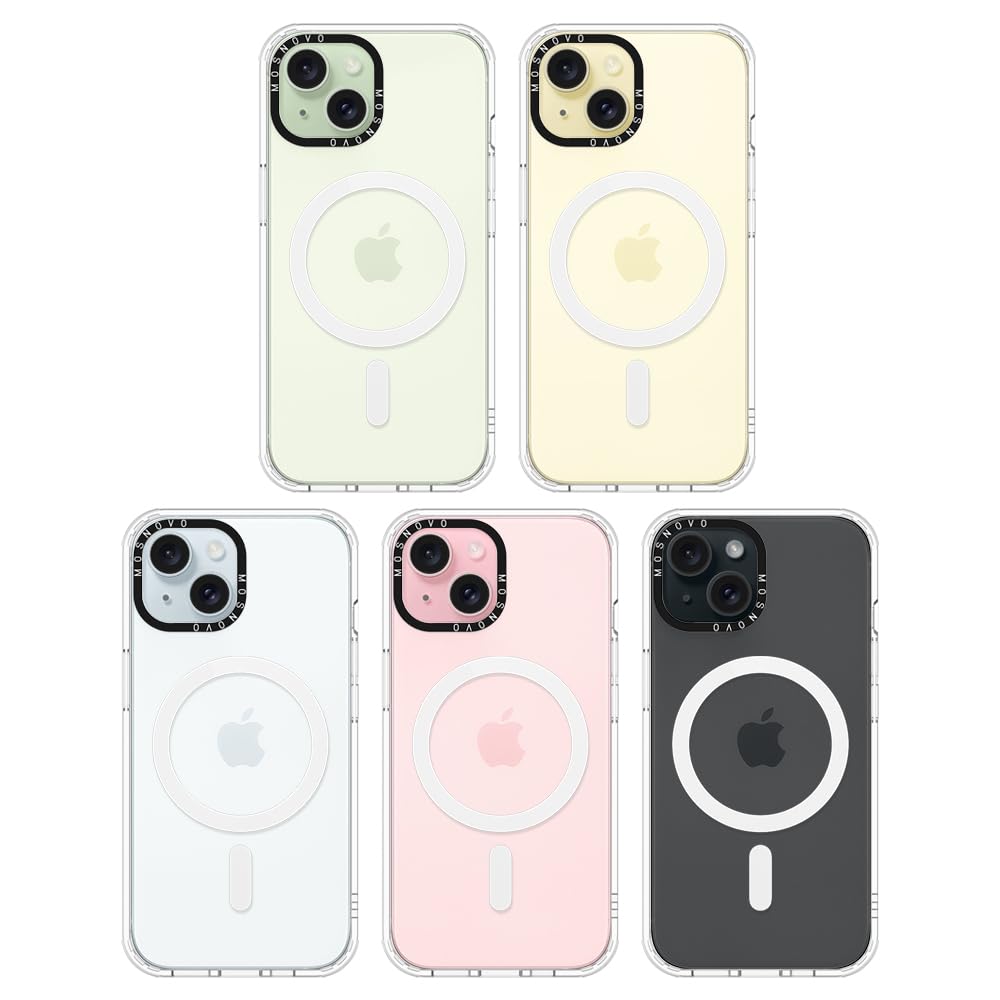Mosnovo Case For Iphone 15 Plus/Iphone 14 Plus, [Compatible With Magsafe] [Buffertech 6.6Ft Military Grade Drop Protection] [Ant