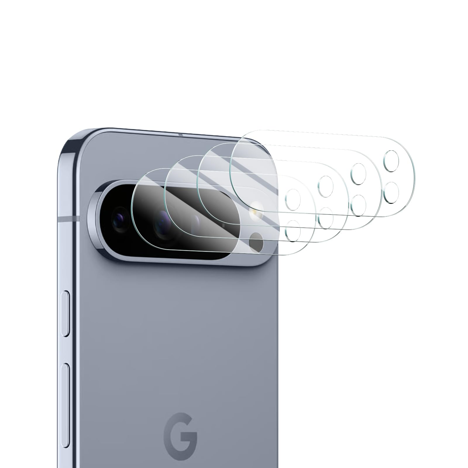 4-Pack Camera Lens Protector for Google Pixel 10 Pro XL, Tempered Glass Camera Cover Screen Protector Accessories, HD, Anti-scra