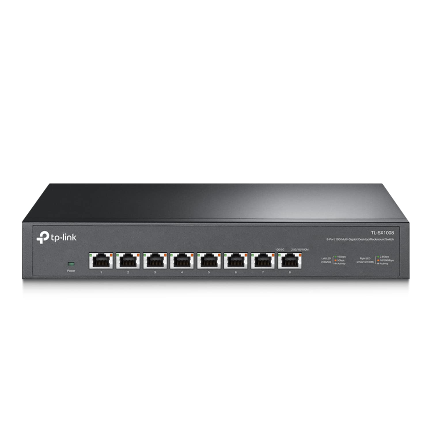 8-Port 10G Multi-Gigabit Desktop/Rackmount Switch
