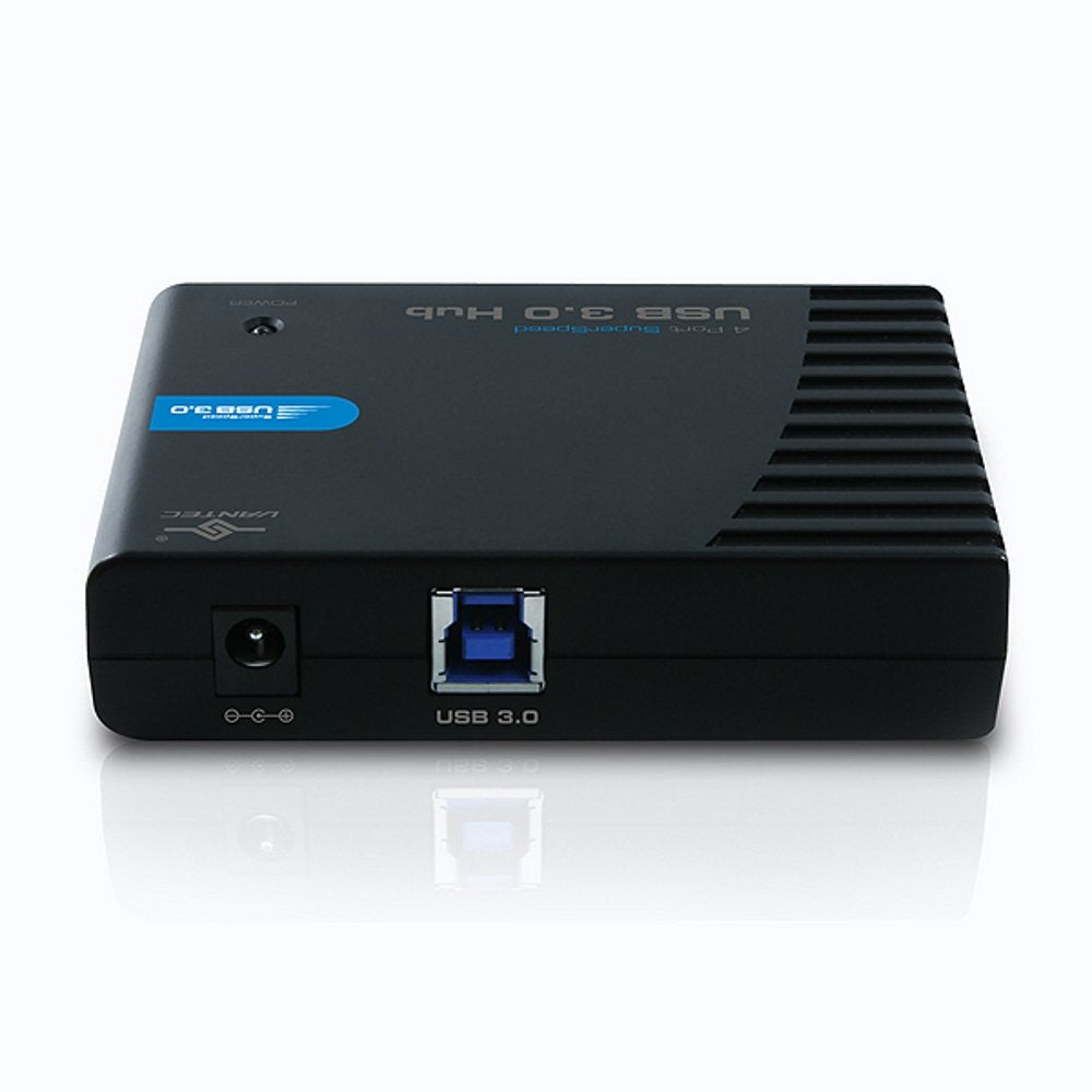 Vantec 4 Port Superspeed Usb 3.0 Hub (Black)