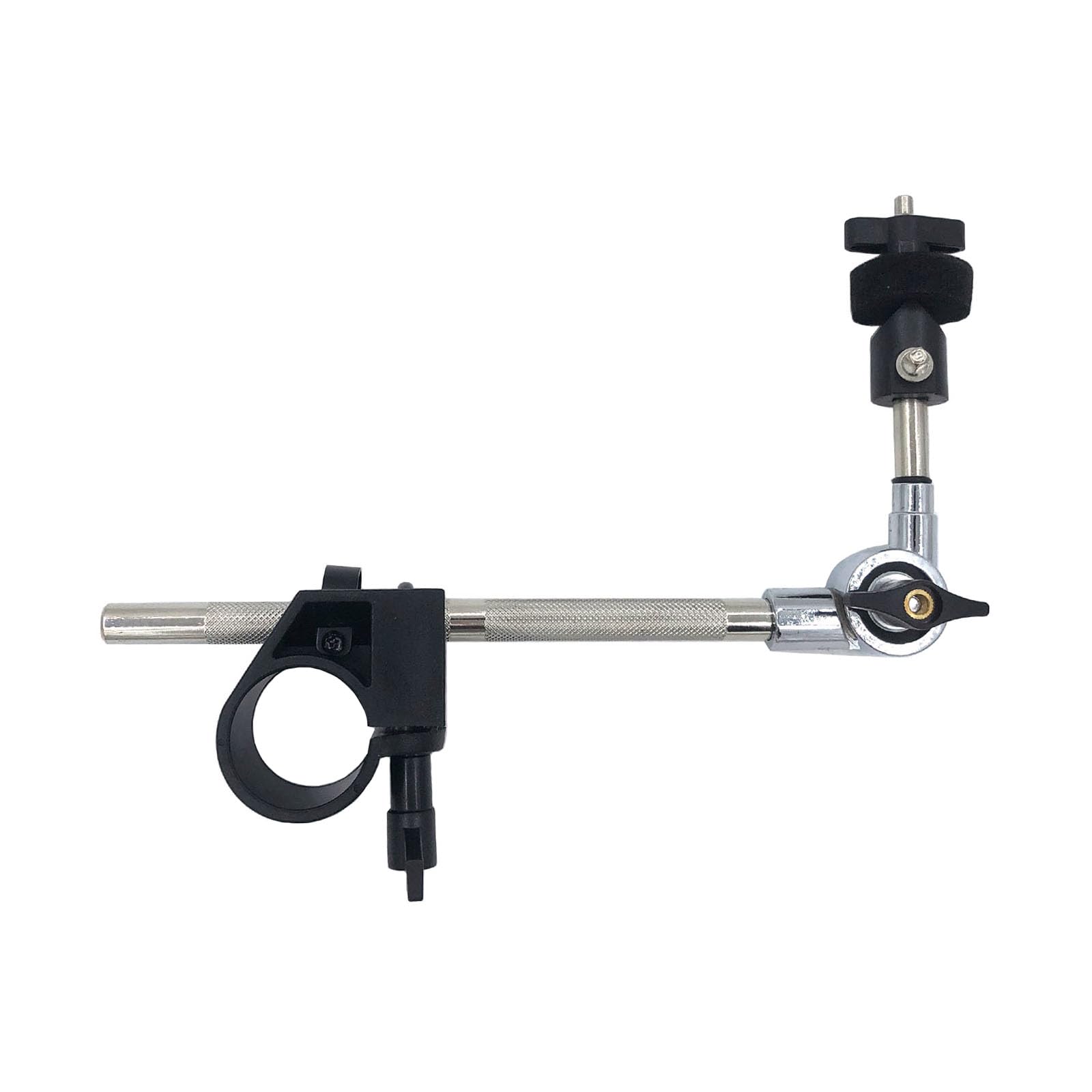 TUOREN Electronic Drum Cymbal Mount Holder Metal Adjustable Cymbal Mounting Arm with 37mm Electronic Drum Clamp, Percussion Elec