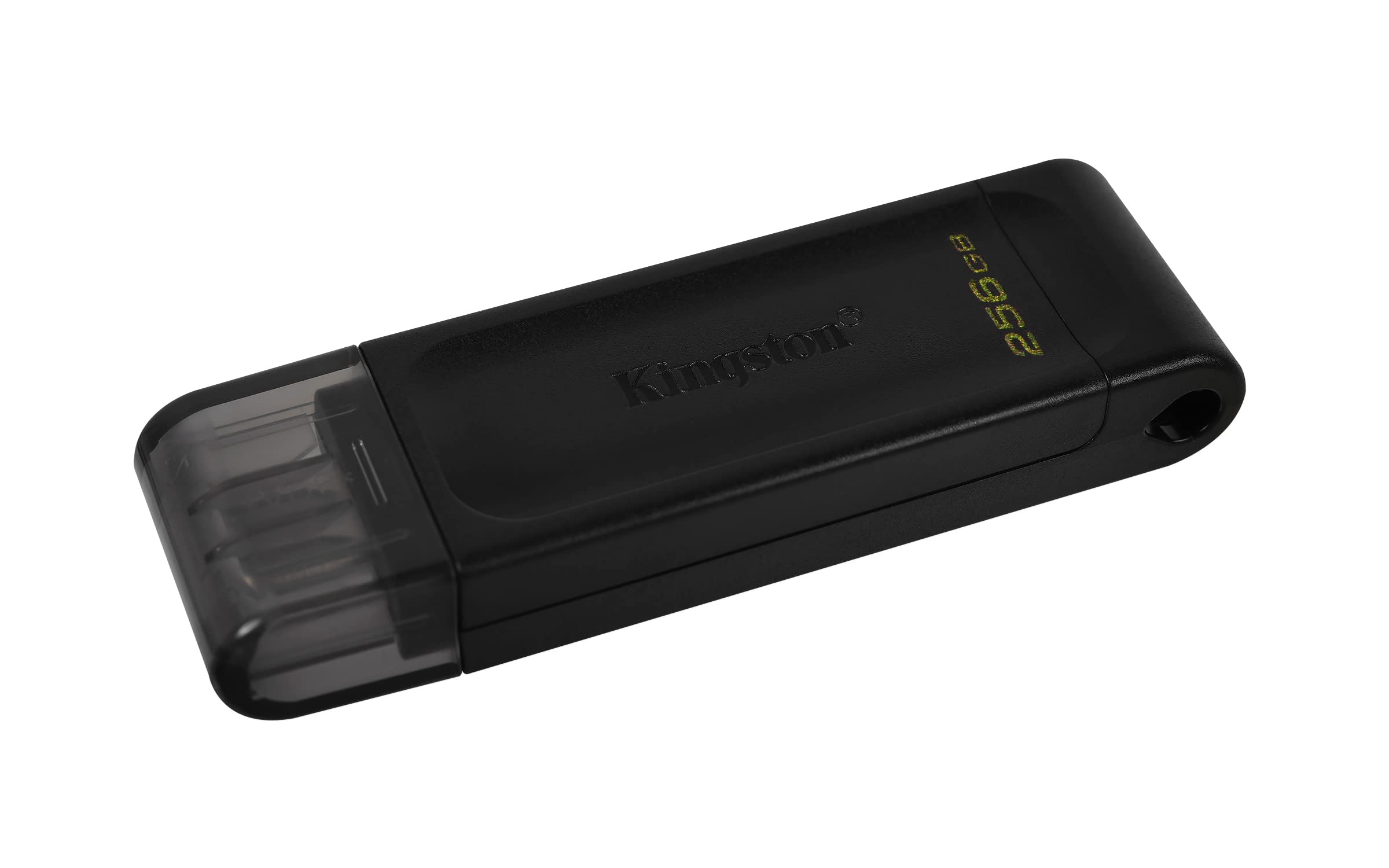Kingston DataTraveler 70 256GB USB-C Flash Drive | USB 3.2 Gen 1 | DT70/256GB, Black
