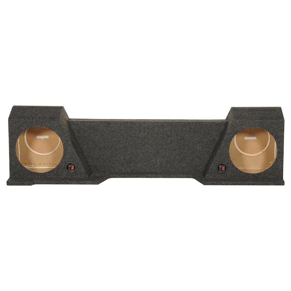 Q Power Dual 10'' Sub Box For 2007 2013 Chevy Silverado Or Gmc Sierra Full Size Extended Cab High Transmission Trucks