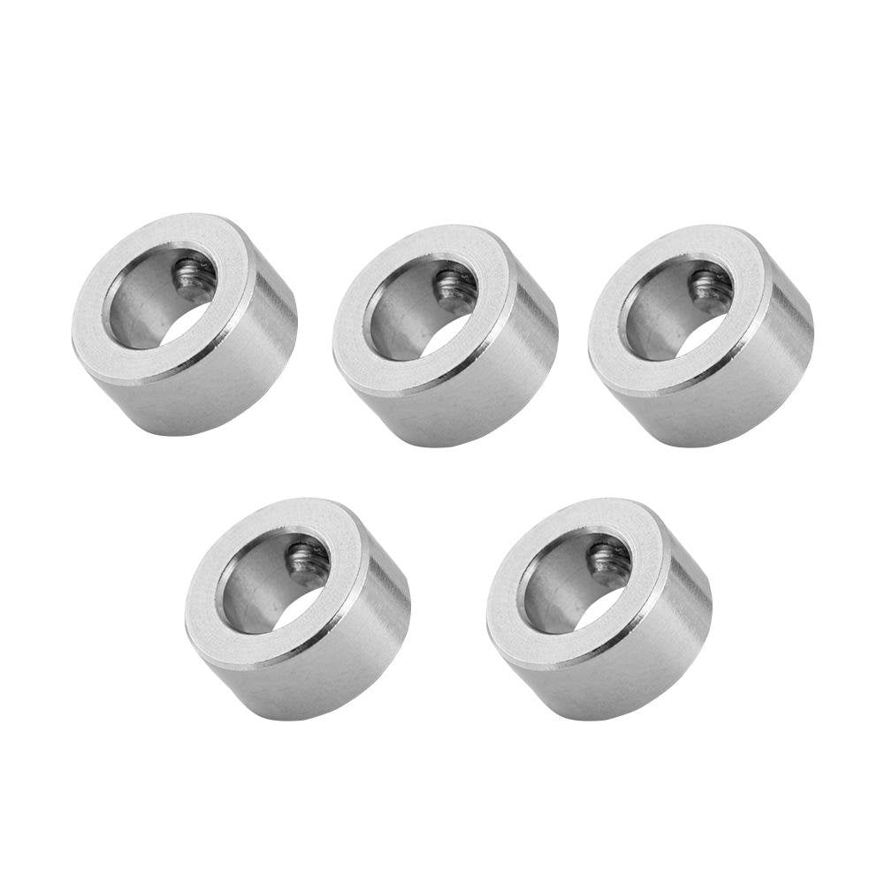 V Bestlife 5 Pcs 8Mm Shaft Lock Collar T8 Lead Screw Lock Ring Stainless Steel Isolation For 3D Printer 3D Printer Accessories
