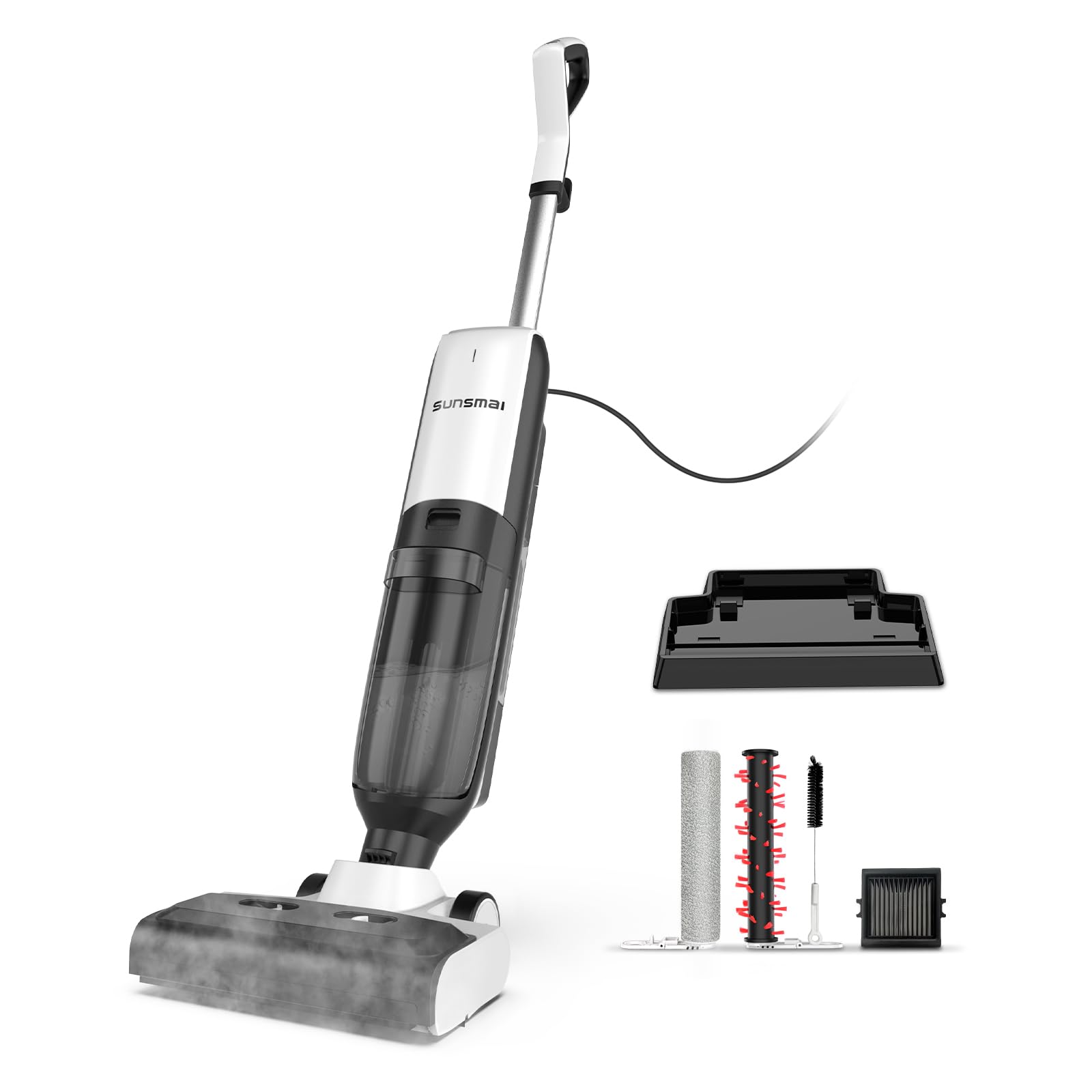 Wet Dry Vacuum Steam Mop, 4in1 Steam Vacuum Cleaner for Floor Cleaning