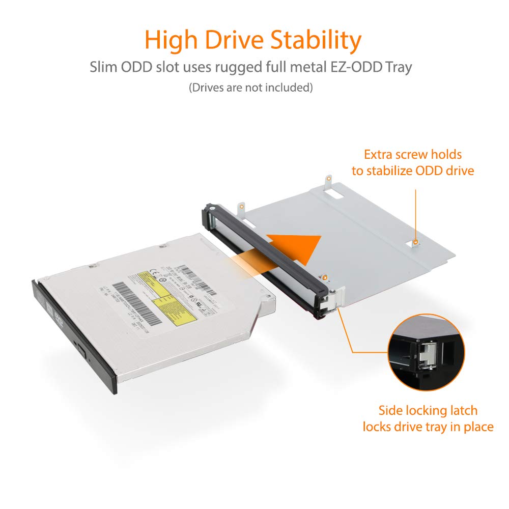 ICY DOCK Full Metal 2 Bay 2.5' SAS/SATA HDD & SSD Backplane Cage with Slim ODD Tray for External 5.25' Bay | ToughArmor MB994IPO 3SB
