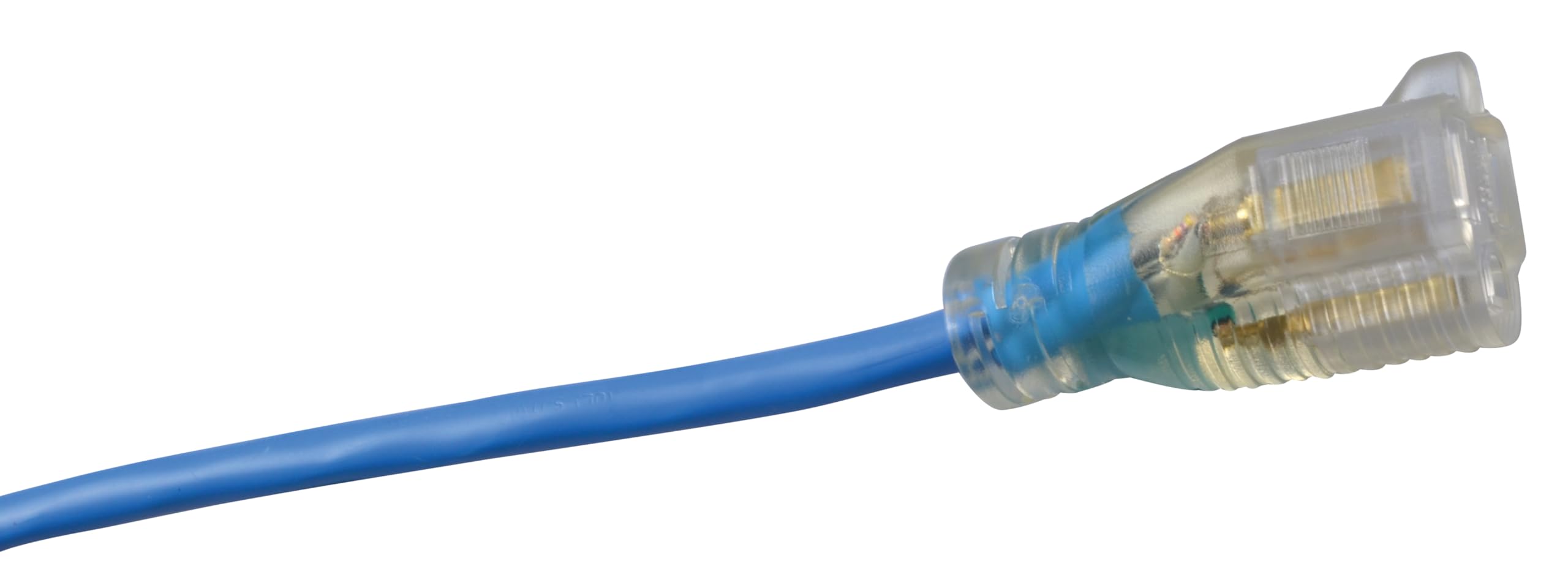 Southwire Coldflex Light Duty Extension Cord, 50Ft, 16 Gauge, 3 Conductor, Cold Weather Cord, Blue, 2368Sw8806