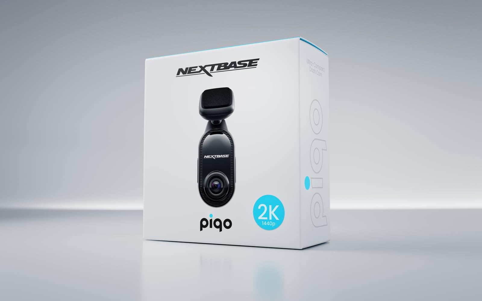 Nextbase Piqo 2K Smart Dash Cam With App, Compact Design, 1440P Ultra-Wide Quad Hd View With Smart Parking, Emergency Sos, And V