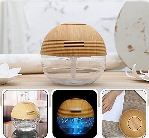 Water Based Air Revitalizer Purifier Odor Remover Humidifier Aromatherapy Air Cleaner (Silver)