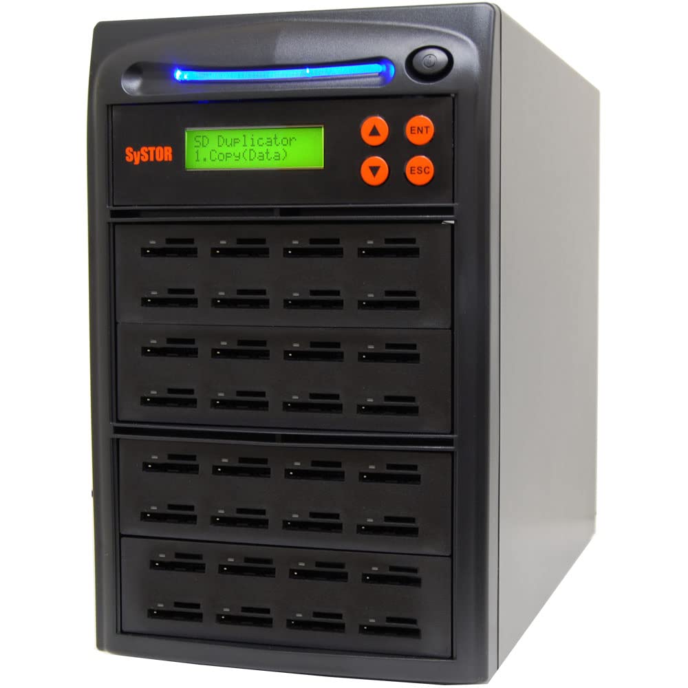 Systor 1:31 Sd/Microsd Card Duplicator   2Gb/Min   Standalone Multiple Flash Memory Copier & Eraser/Sanitizer, Speeds Up To 33Mb