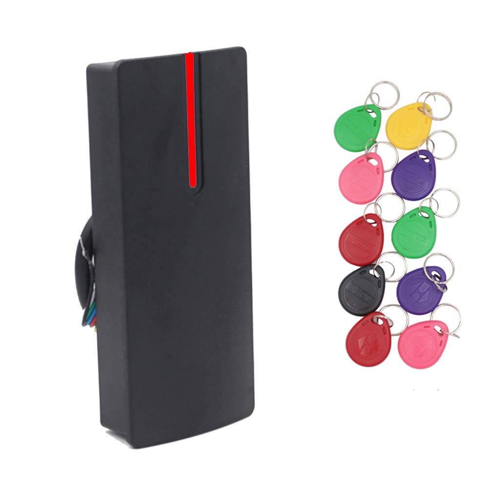 No Relay Access Control Reader Proximity Card Reader Wiegand 26/34 Bit Output Door Access Reader Waterproof IP68 Access Control 