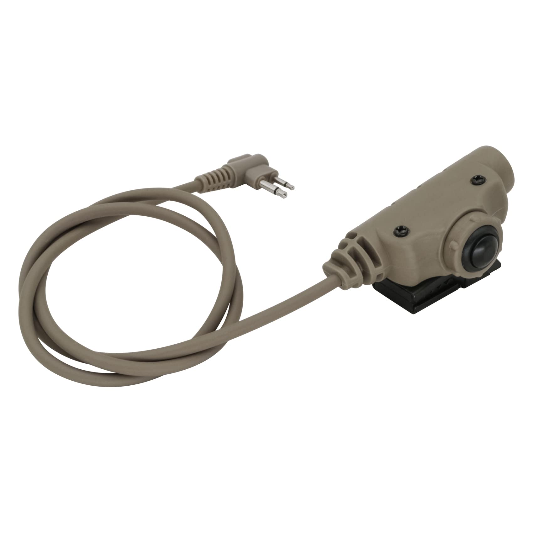 Hearfalcom U94 Ptt Tactical Headset Adapter V2 Ptt Push To Talk Adapter Motorol 2 Pin Ptt Compatible With Civilian Version Tacti