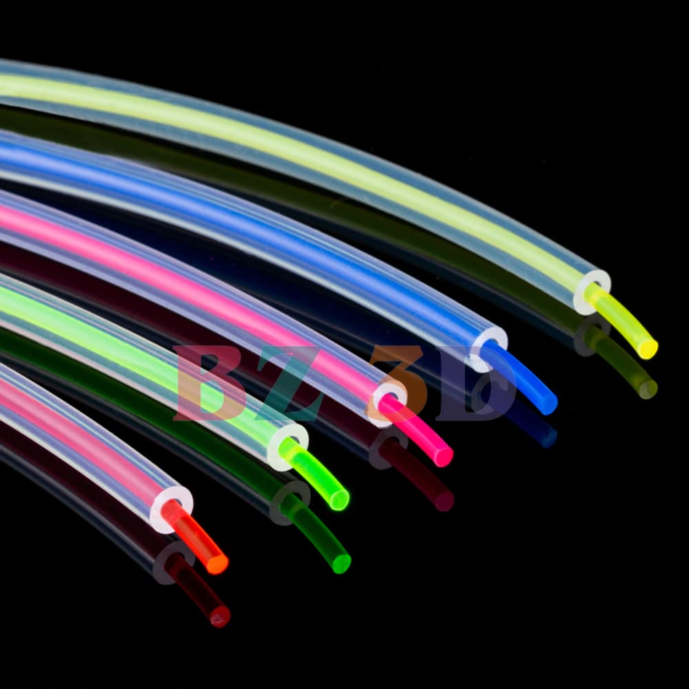 Bz 3D 3M Pfa Teflon Bowden Tube 260 Celsius High Temperature Transparent Ptfe Tubing 2 X 4Mm For 1.75Mm Filament For Ender 3 Cr