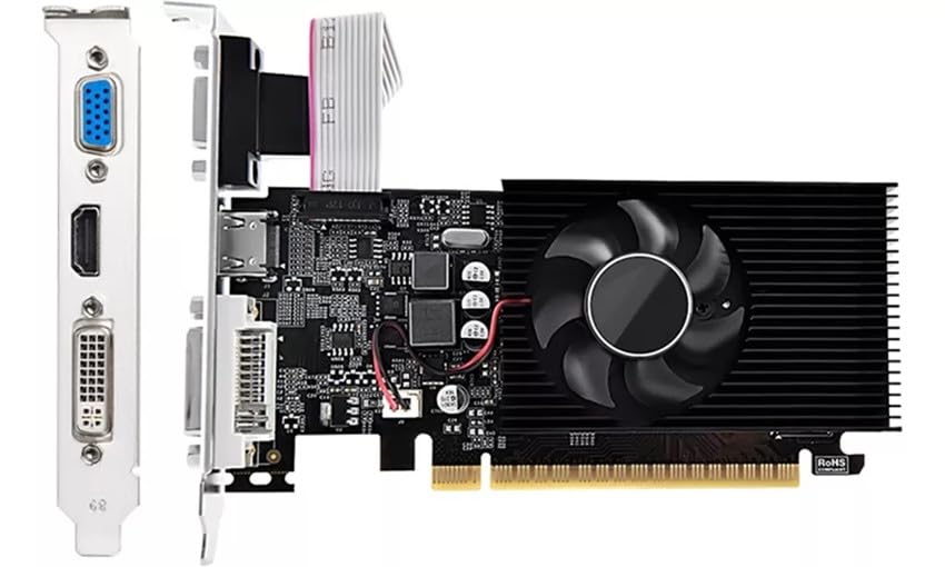 Xuanmo Gt 730 Low Profile Pc 4Gb Graphics Card Ddr3 Directx 11 128 Bit, Vga/Dvi D/Hdmi, Pci Express 2.0 X 16, Nvidia Video Card,