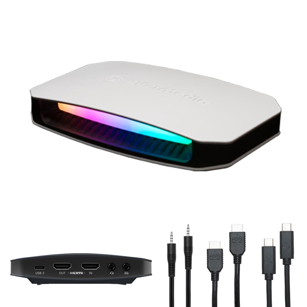 AVerMedia HDMI Capture Card 2.1 for Streaming and Gaming, VRR Support and HDR 4K Capture Card for Xbox Series x/s, PS5, Xbox One