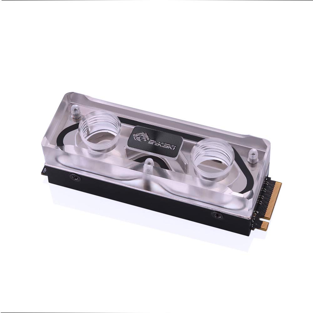 Bykski M.2 SSD PMMA Hard Disk Water Block - Clear (B-NVME-SL)