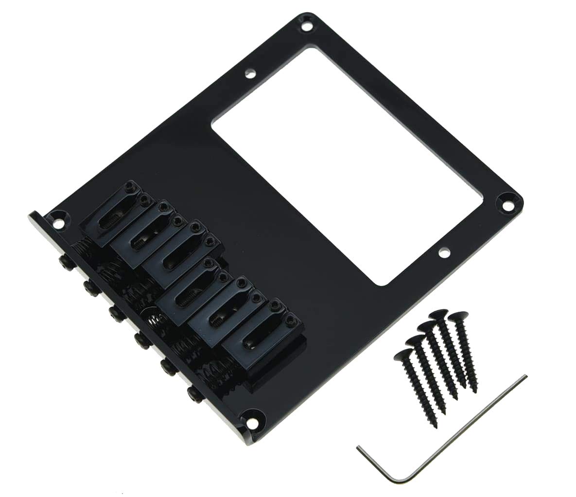 KAISH Tele Bridge Tele Humbucker Guitar Bridge for Telecaster/Tele Guitar Black
