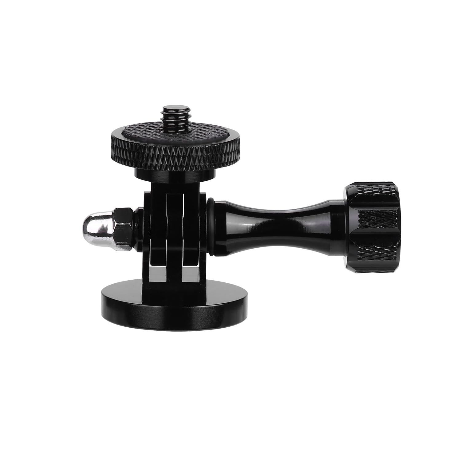 Aluminum Tripod Mount Adapter Camera Tripod Adapter 1/4' 20 Mounts With Aluminum Thumbscrew Compatible With Gopro Action Cameras Insta360 Gopro Hero 8/9/10/11/12 And Other Standard 1/4 Accessories