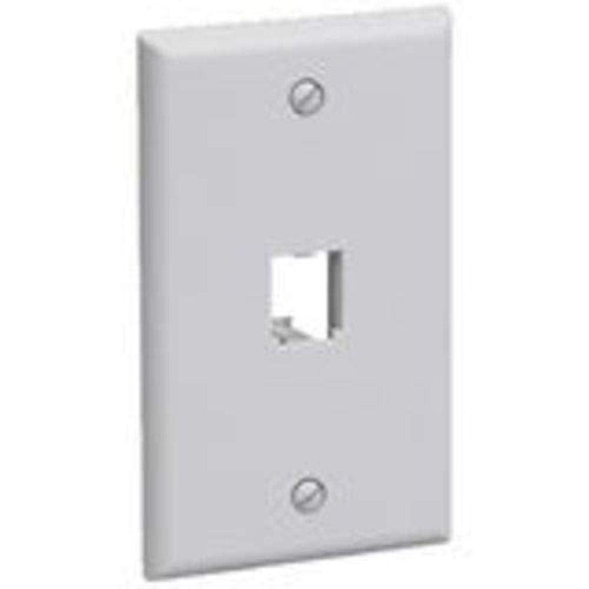 Panduit Cfp1Wh 1 Gang 1 Port Faceplate, White