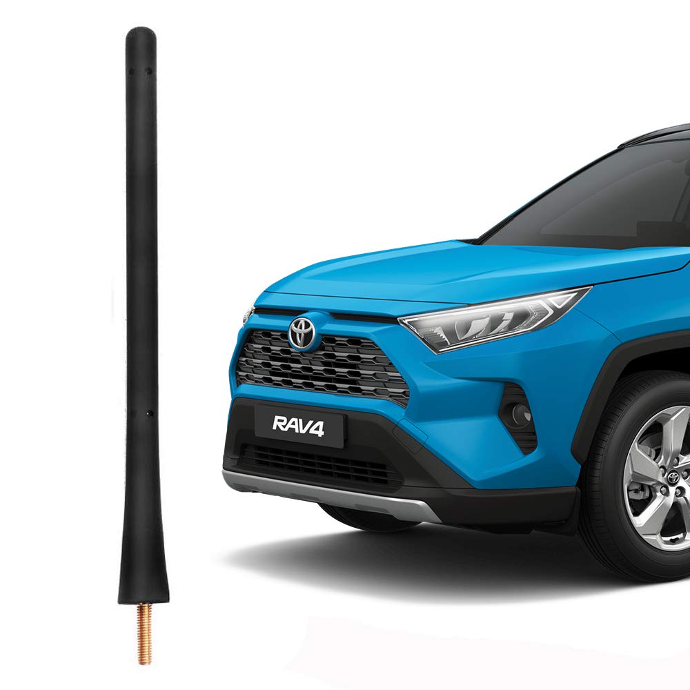 Vofono Antenna For Toyota Rav4 Prius Corolla Sienna 4Runner Sequoia Camry Avalon Venza Matrix Solara Yaris Mazda Highlander Tundra Tacoma Fj Cruiser 1997 2022, Short Toyota Rav4 Antenna Replacement