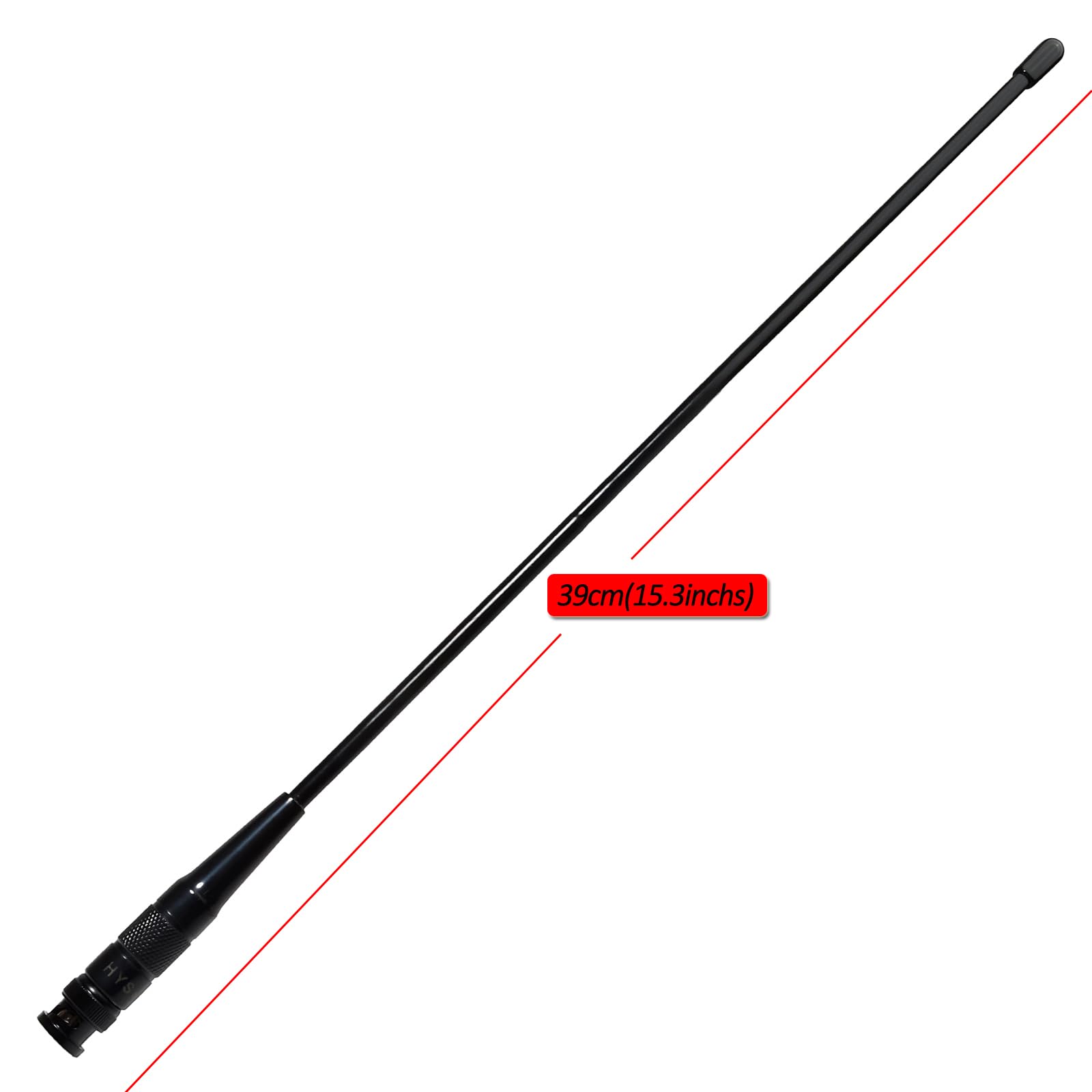 Hys Uhf Bnc Gmrs Handheld Scanner Antenna, 462 467Mhz Ht Antenna For 460 470Mhz Icom Yaesu Uniden Handheld Gmrs 2 Way Radio/Repe