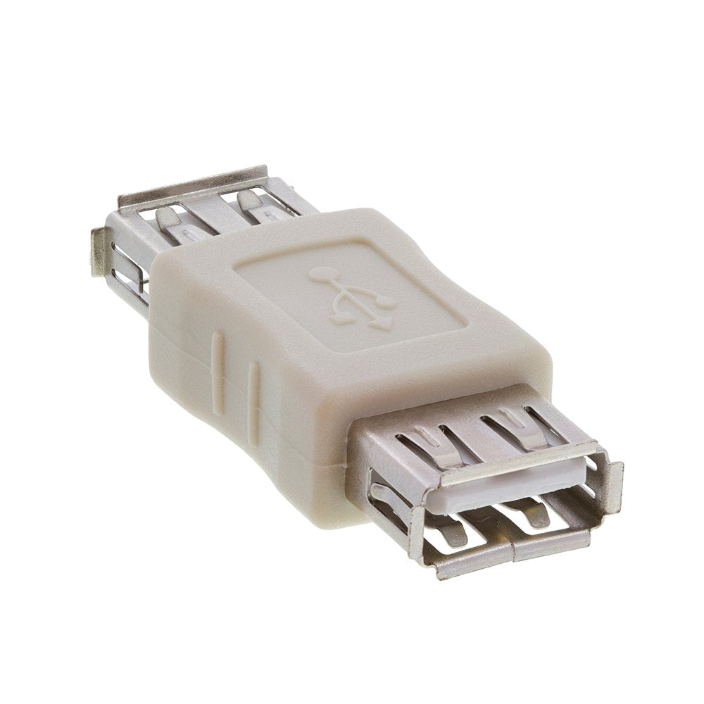 Cmple - USB 2.0 Adapter USB A Female to Female Extension Connector, USB Female to Female Coupler, USB Type-A to USB Type-A Femal