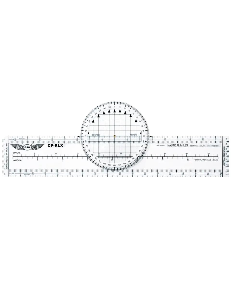 Rotating Flight Navigation Plotter (Lexan)   Aviation