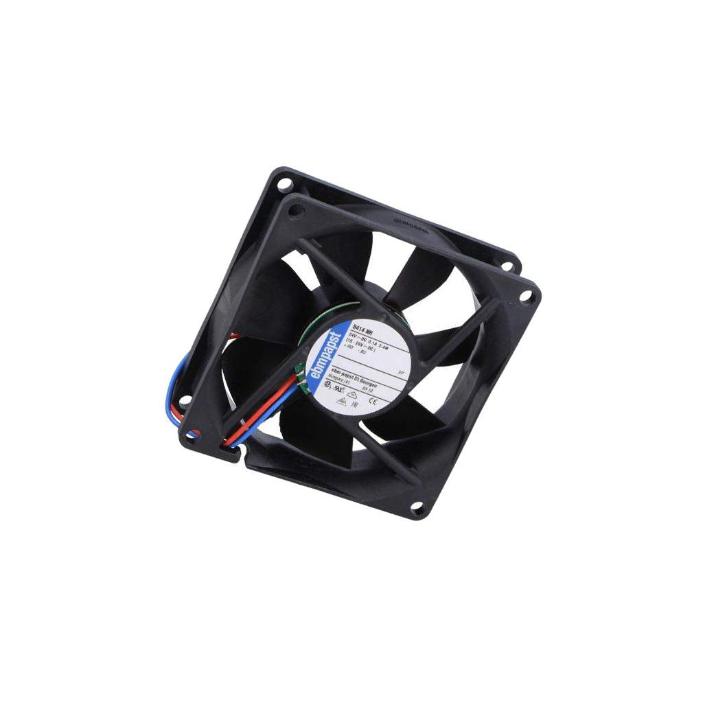 Ebmpapst 8414NH Fan 24V 2.4W 46.5SCFM 2600RPM 80x80x25MM