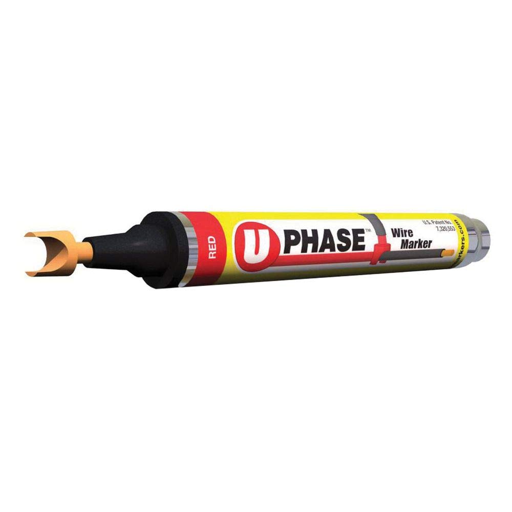 Rack A Tiers Acrylic Tip Valve Activated U Phase Wire Marker White/Blue/Red/Green 5 Inch (52491)