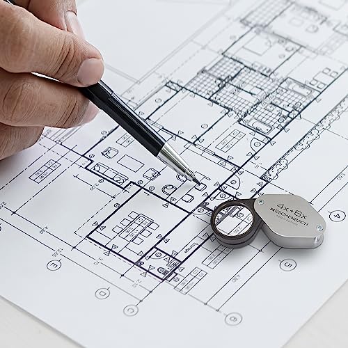 Eschenbach 1187 Professional Precision Inspection Loupe, 4X, 6X, 10X