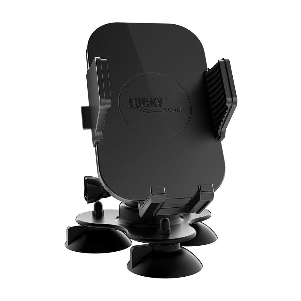 Lucky Dashboard Universal Car Phone Mount Veichle Suction Cup Mount Holder, Fish Finder Gps Cup Holder Mount For Boat Canoe Kaya