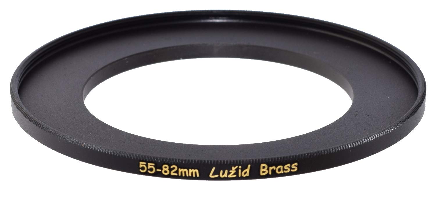LUID 55mm to 82mm Brass Step Ring Filter Adapter Luzid (5582)