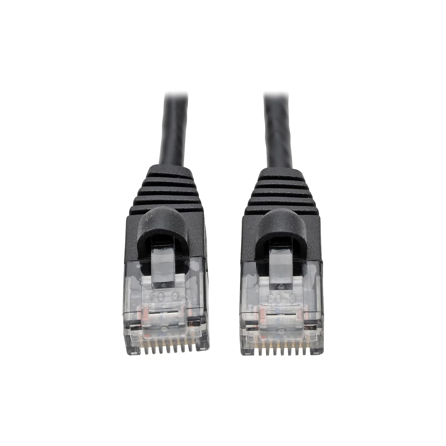 Tripp Lite Cat6A 10G Ethernet Cable, Snagless Molded Slim Utp Network Patch Cable (Rj45 M/M), Black, 3 Feet / 0.9 Meters, Manufa