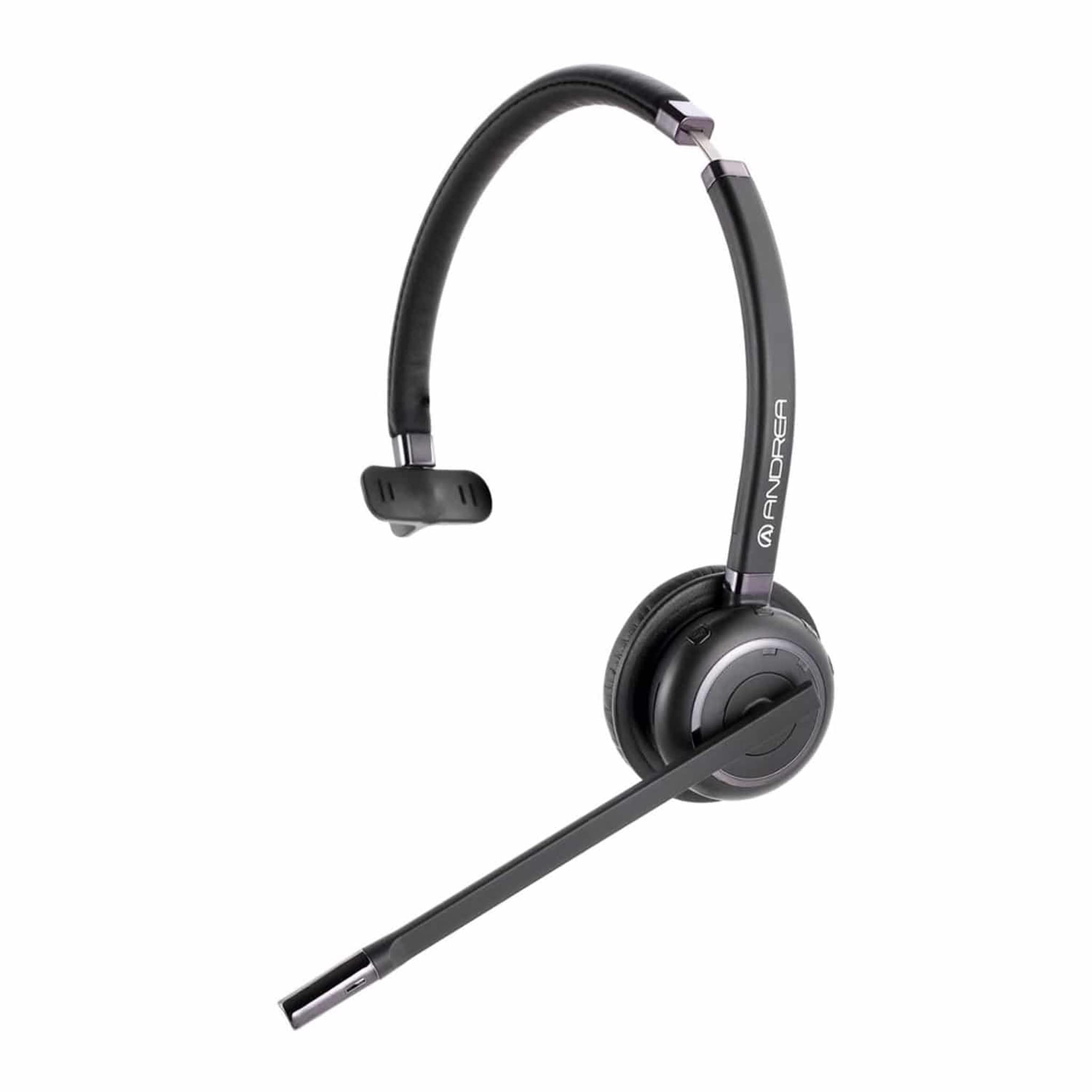 WNC2100 OnEar NoiseCanceling Wireless Bluetooth Mono Headset for use with Mobile Phones, Computers and Tablets.