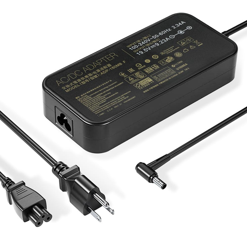 180W Laptop Charger For Asus Fx502Vm Fx502Vd Fx502 Fx503Vm Fx503Vd Fx503V Fx503 Fx504 Fx504G Fx705 Fx705Gd Fx705Ge Fx706 Fx706Li
