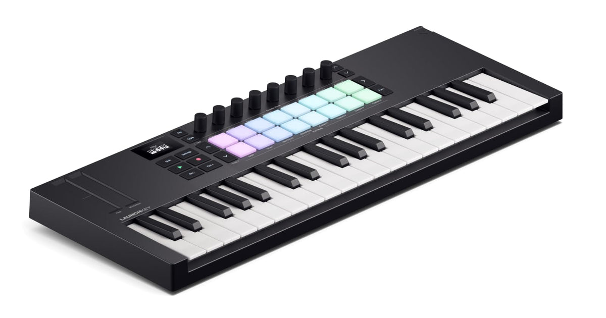 Novation Launchkey Mini 37 [MK4] - Portable 37 Mini-Key, USB, MIDI Keyboard Controller with DAW Integration. Chord Mode, Scale M