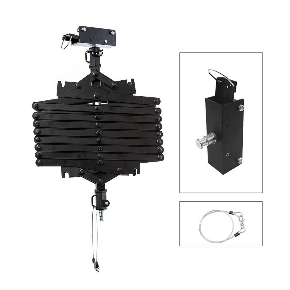 Datouboss 2M Drop Pantograph For Studio Photography Ceiling Rail System Photographic Pantograph Kit With Pulley, Safety Rope Acc