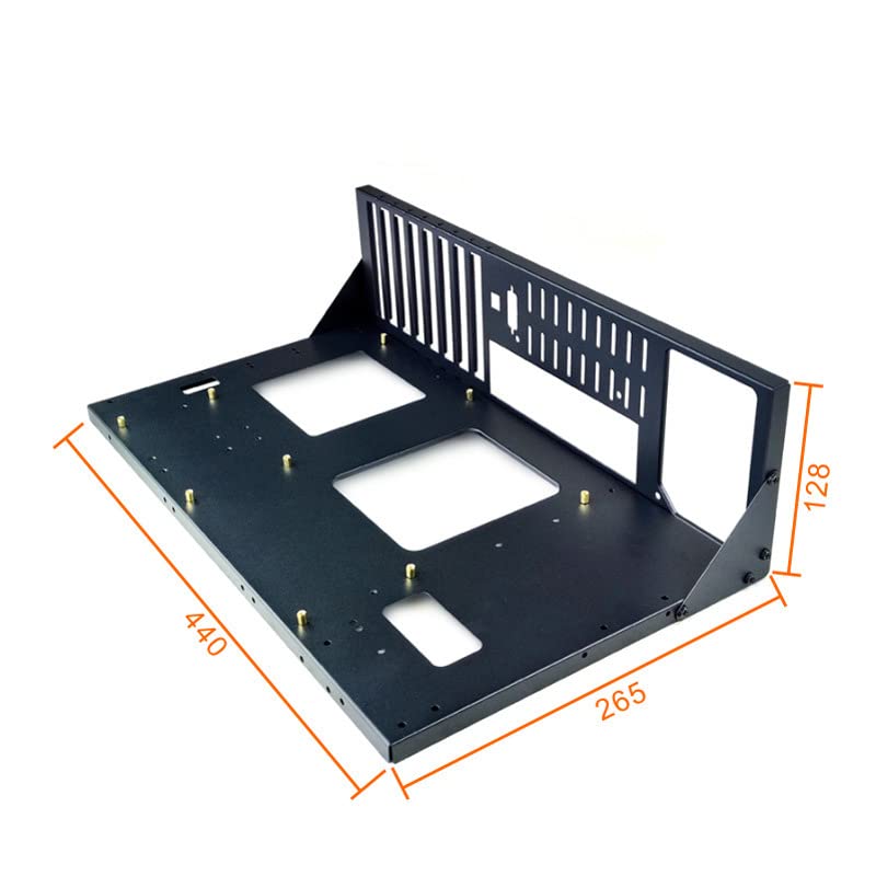 Alamengda Diy Gaming Computer Case, Atx Open Chassis Case Rack For Atx/M Atx/Itx Motherboards,Widely Body Heat Dissipation Desig
