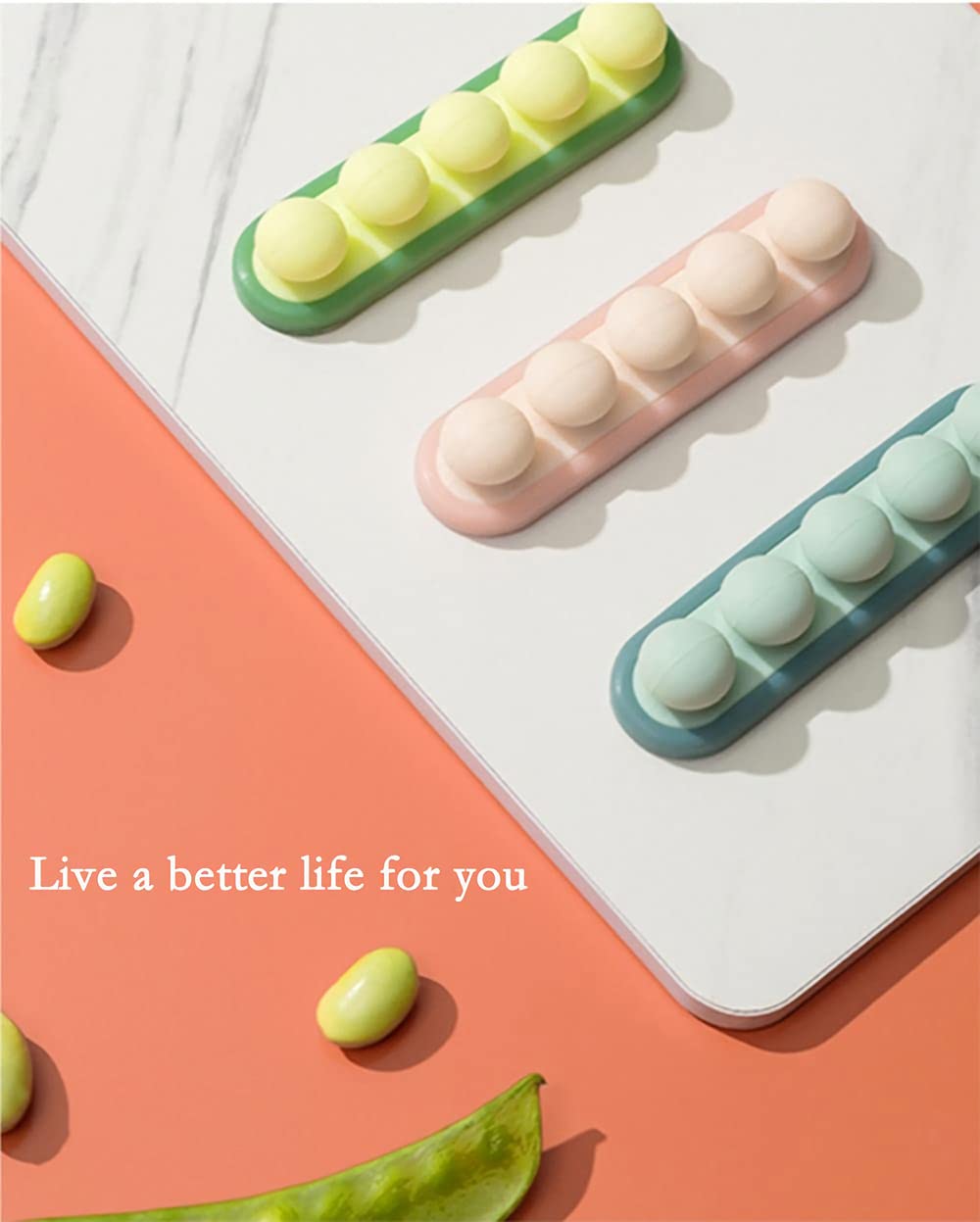 Phone Cord Holder For Desk,Cute Adhesive Cable Clips Holder,Car Home Office Cable Prganizer Accessories,5 Pack Cord Management C