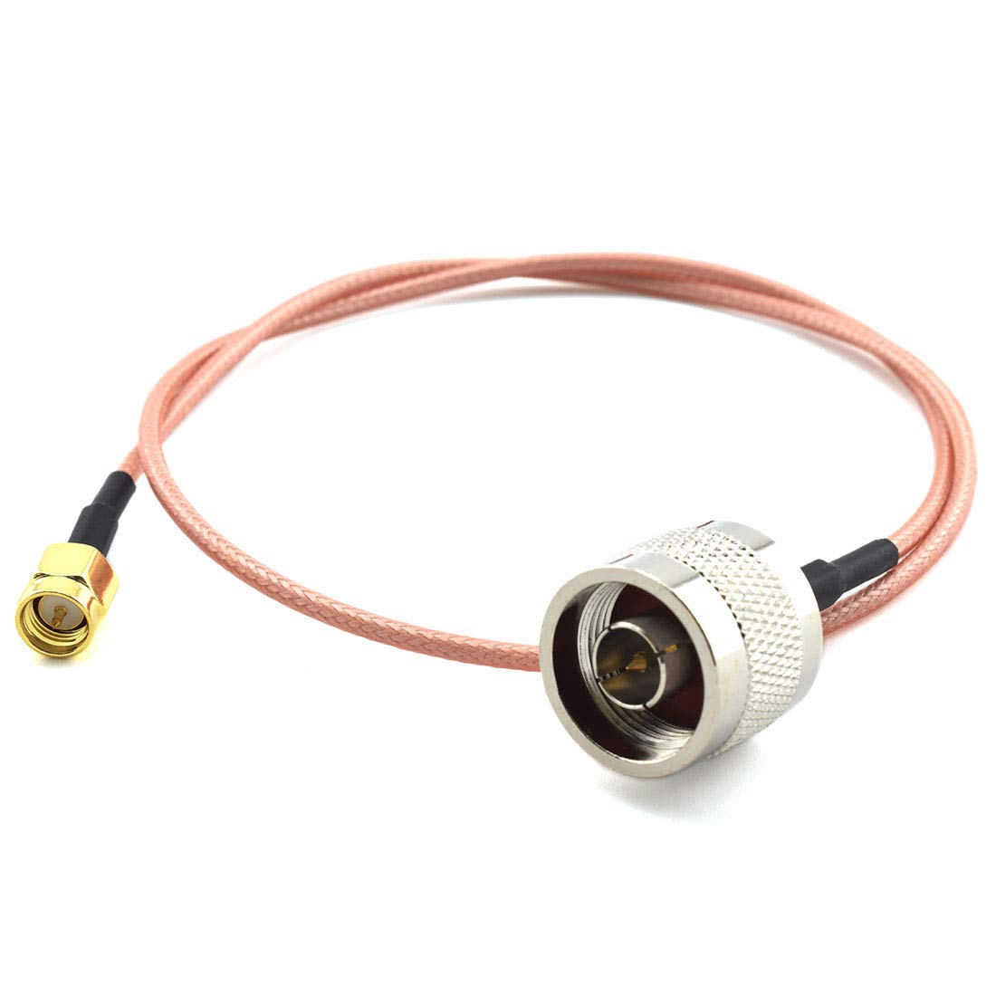 Sdtc Tech N Type Male To Sma Male Coaxial Adapter Cable Coax Antenna Extender Wi Fi Connector Rg316 Jumper (20 Inch/ 50Cm)
