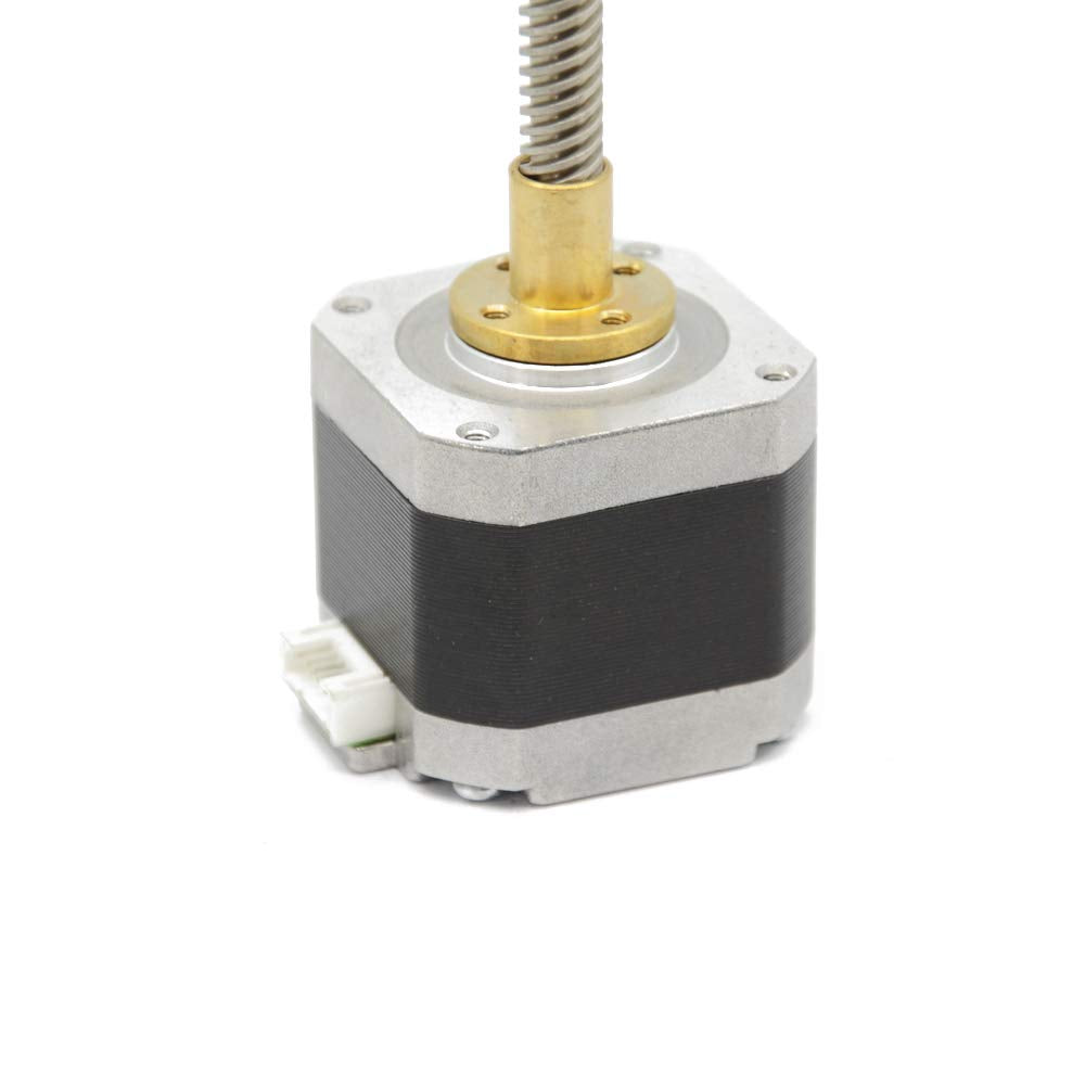 Iverntech Nema 17 Stepper Motor With Integrated 210Mm T8 Lead Screw For Reprap Prusa I3 3D Printers Z Axis Or Cnc Machine