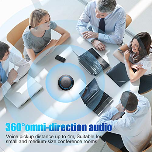 Kaysuda Bluetooth Conference Speakerphone Wireless Microphone And Speaker For Mobile Phone And Computer, Usb Office Speakerphone