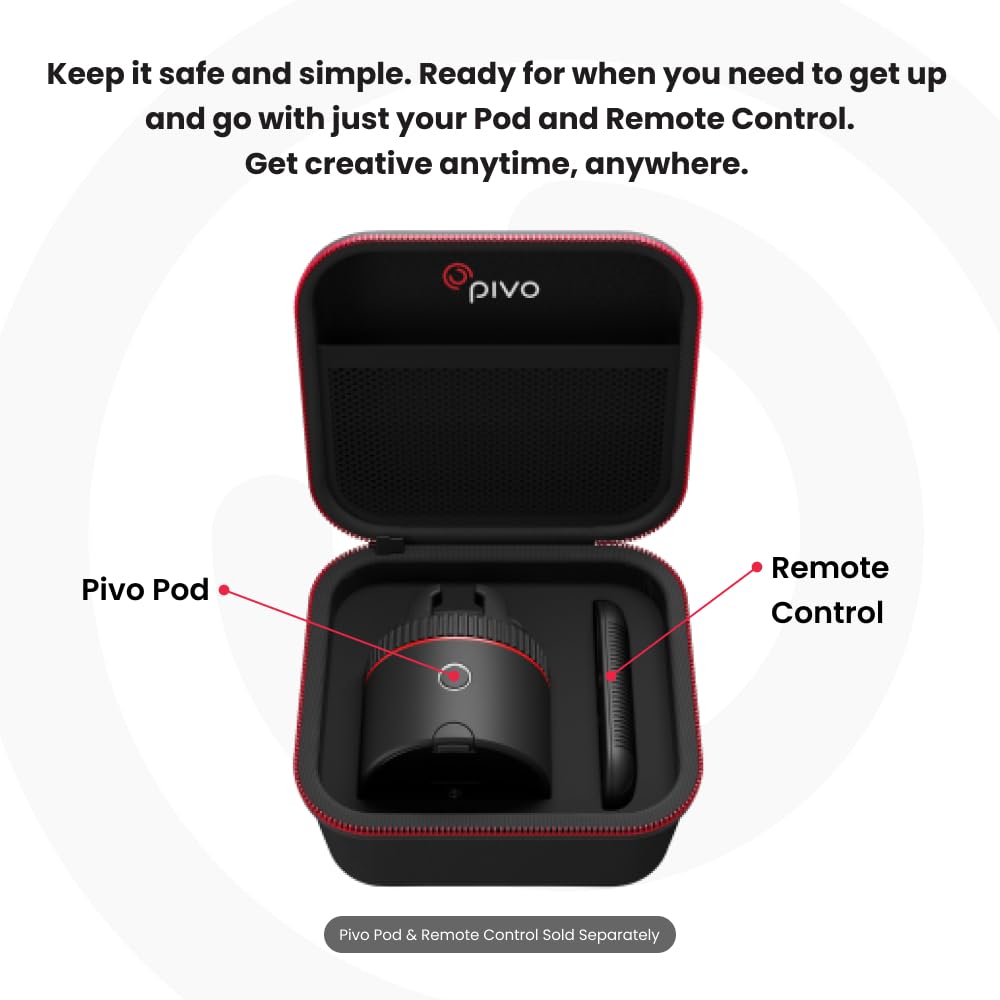 Pivo Travel Case Mini Hard Protective Shell Portable Lightweight & Durable Case Bag Compatible Pods Lite