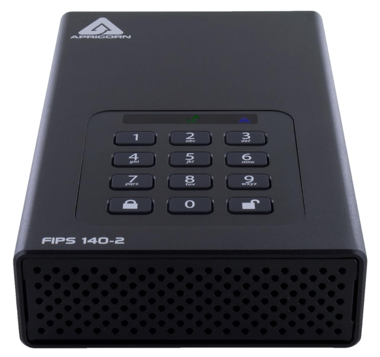 Apricorn 8Tb Aegis Desktop Padlock Fips 140 2 Validated 256 Bit Encrypted Hard Drive (Adt 3Pl256F 8000)