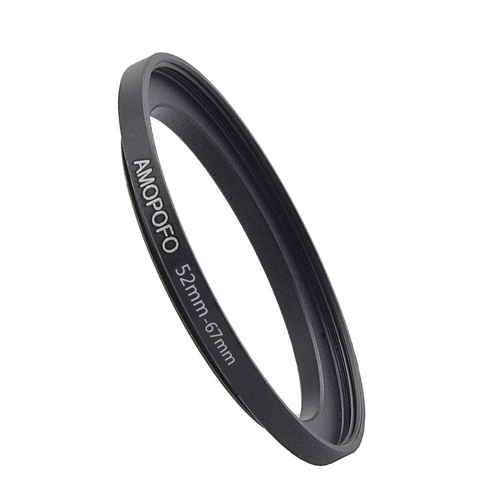 52 To 67Mm /52Mm To 67Mm Step Up Ring Filter Adapter For Uv,Nd,Cpl,Metal Step Up Ring,Compatible With All 52Mm Camera Lenses & 67Mm Accessories
