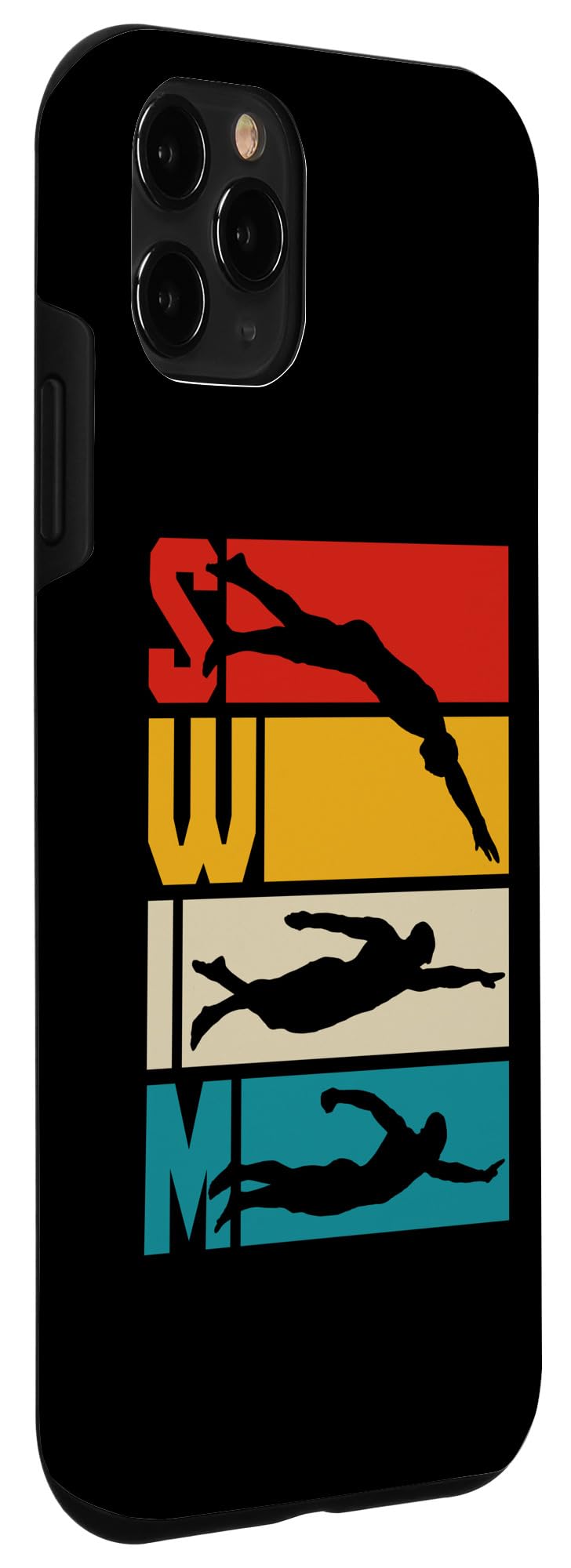 Iphone 11 Pro Swim Swimming Vintage Retro Swimmer Case