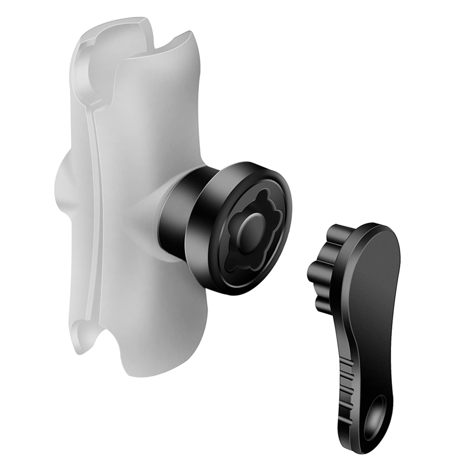 Imestou Anti Theft Lock Security Knob And Key Knob Fit For Ram Double Socket Mounts Or Other Motorcycle/Bike 1'' Ball Stem Phone