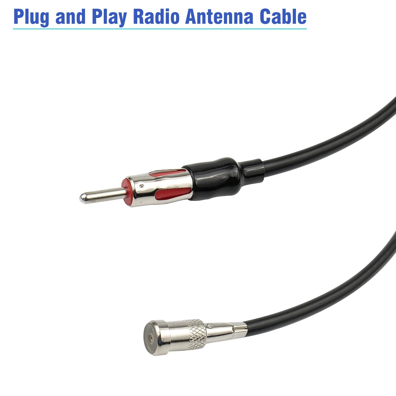 Jayubien Radio Antenna Adapter Cable Compatible With Vw Jetta Passat Golf Bmw Car Stereo Antenna Wire Harness Connector