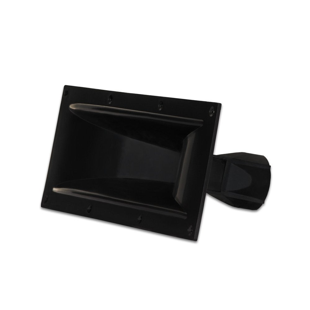 Goldwood Sound Molded Tweeter Or Midrange Speaker Lense Heavy Duty Abs Directivity Speaker Horn Black (Gm 600Pb)